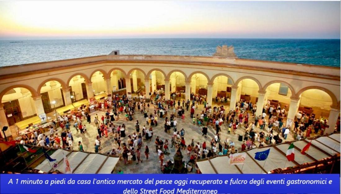 Be Mediterraneo, In Centro Sul Mare - In The Center Beach Front - 80 Mq Trapani Exterior photo
